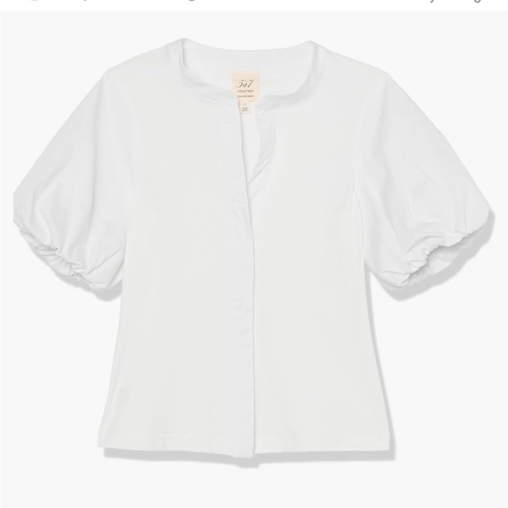 NWT Cinq à Sept Niki Top in White MSRP $195 Size XSmall
